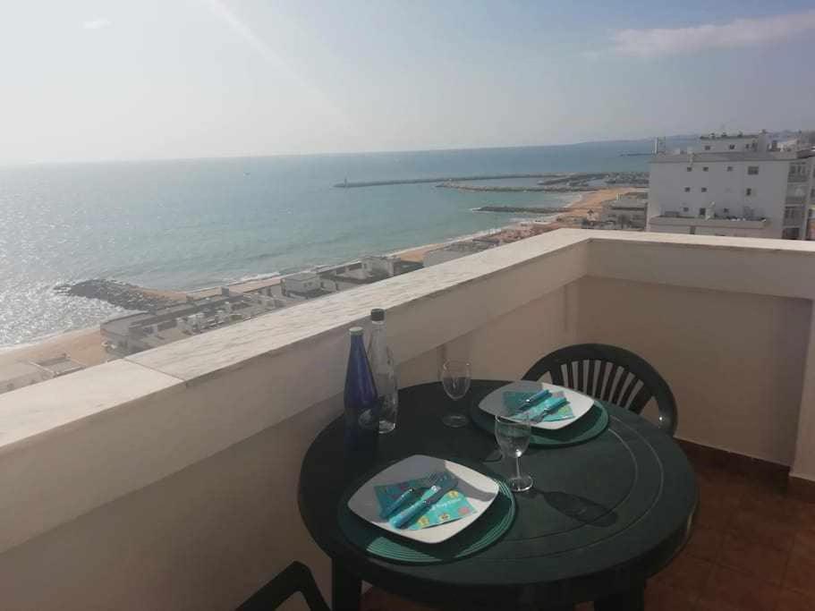 Apartament Ocean Quarteira Vista Mar E Central Zewnętrze zdjęcie